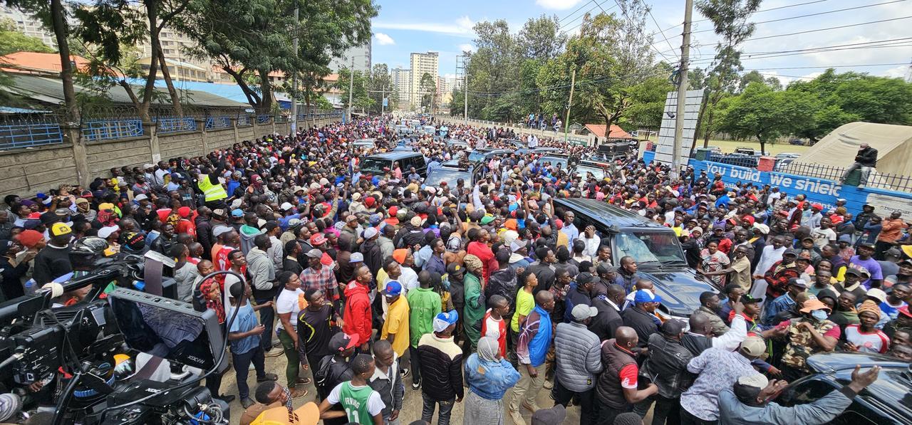 PHOTOS: President Ruto takes Nairobi tour to Mathare