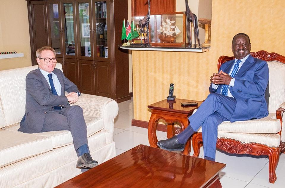 Details of Raila’s meeting with UK envoy Neil Wigan