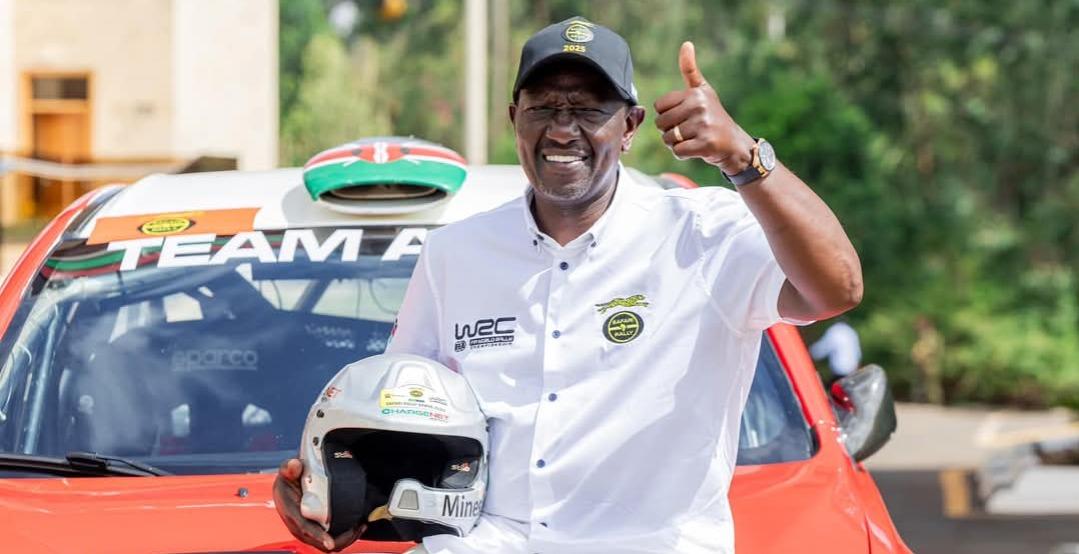 Why Ruto will not ride in Safari Rally car