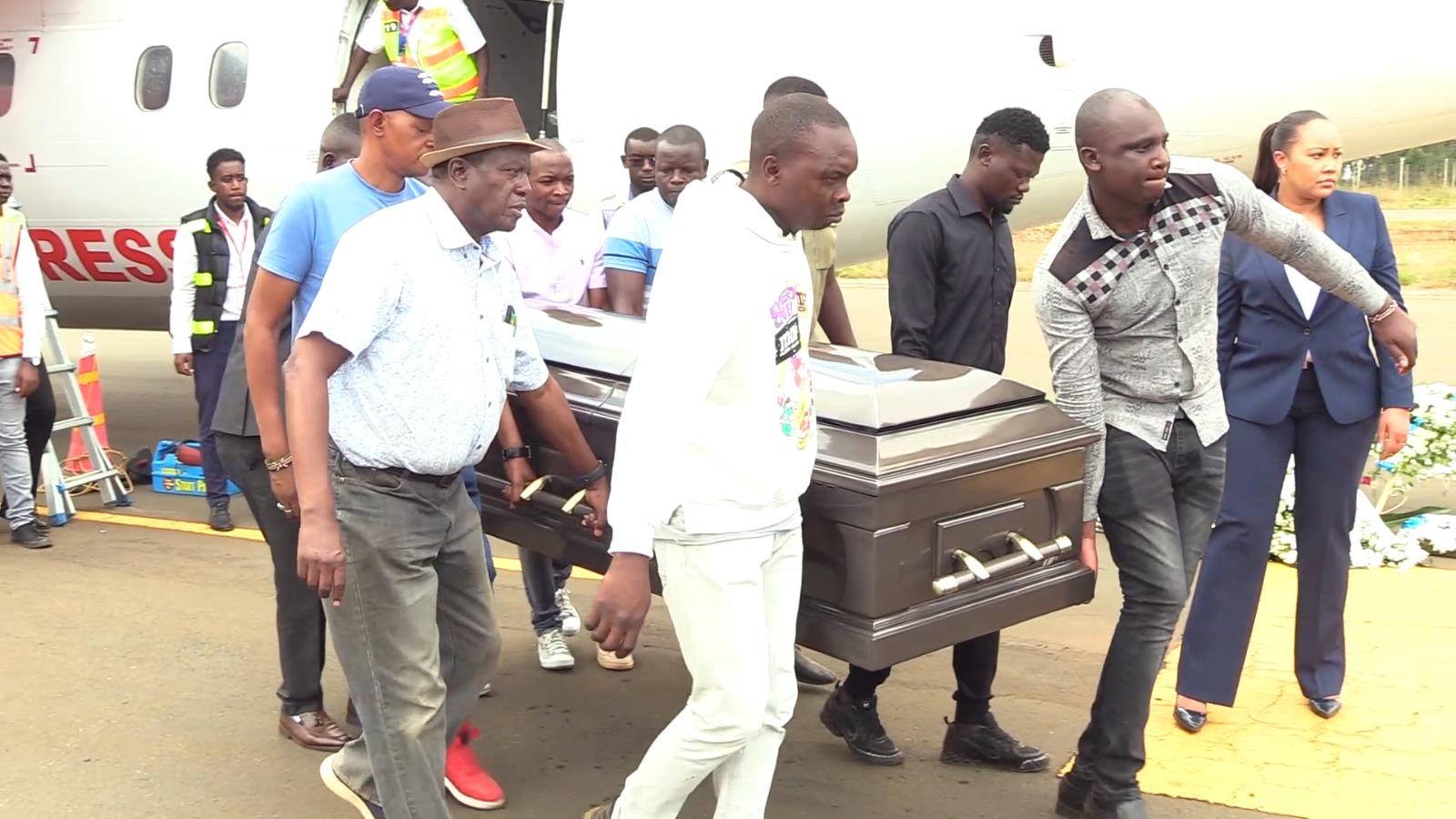 Chebukati’s body arrives in Kitale ahead of burial