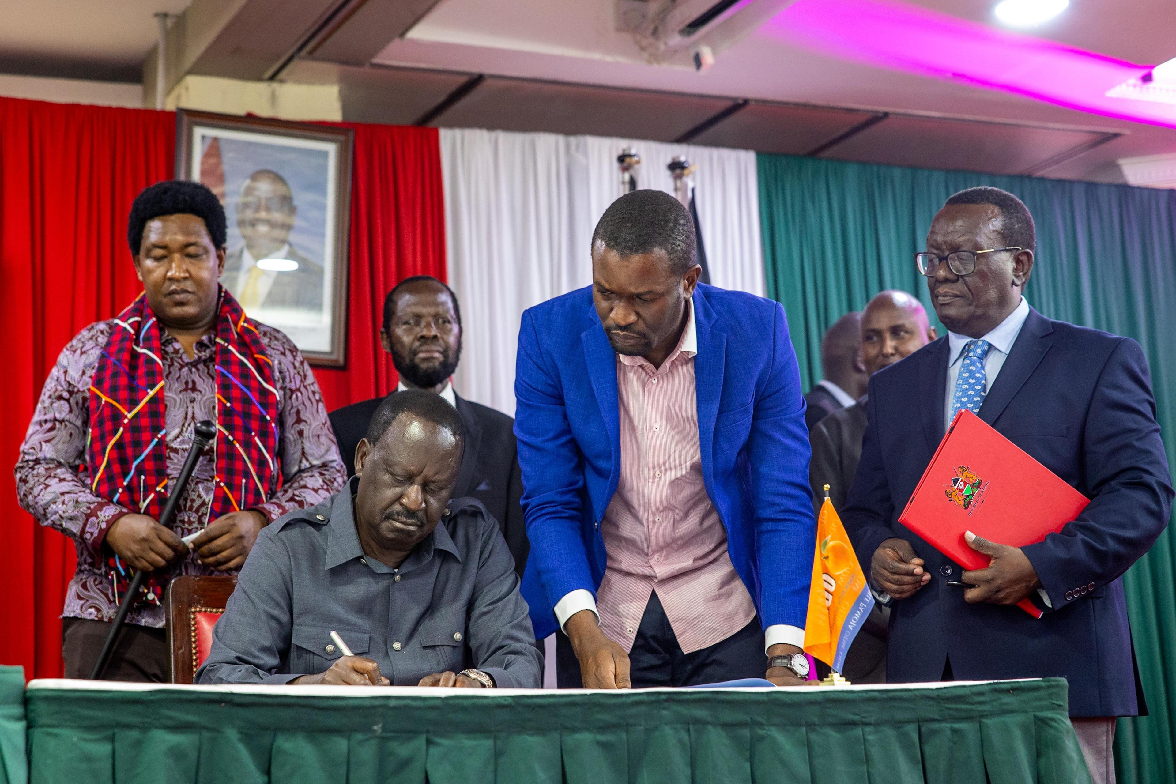 Signed MoU will ensure rule of law is upheld – Raila