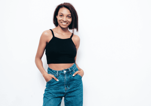 Back in style: Crop tops, high-waist jeans make comeback