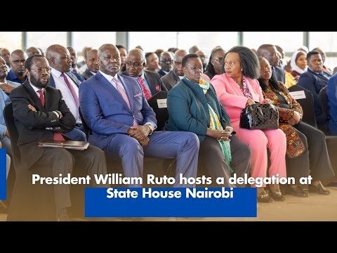 President William Ruto hosts a delegation at State House Nairobi