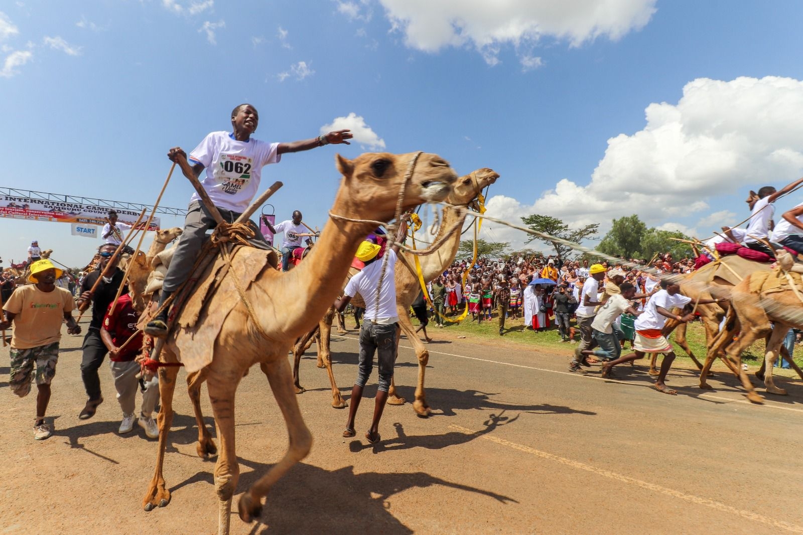 CS Miano, Samburu Governor grace Maralal International Camel Derby