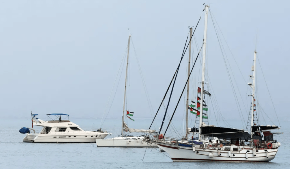 Tunisia denies claims Greta Thunberg's Gaza flotilla was hit by drone