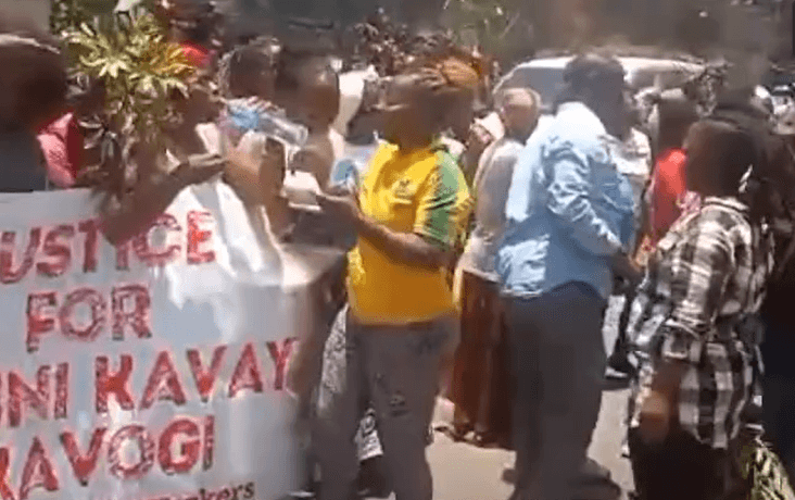 Domestic workers protest over colleague's death