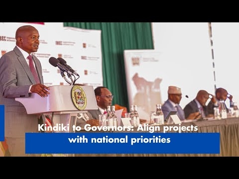 Kindiki to Governors Align your projects with national government priorities