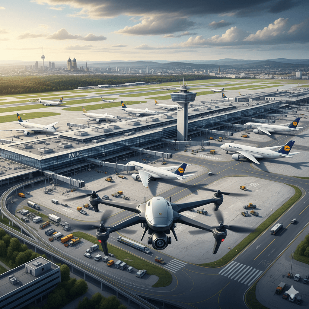 Suspected drones force second Munich airport closure