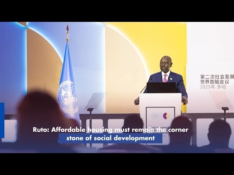 President Ruto: Affordable housing must remain the corner stone of social development
